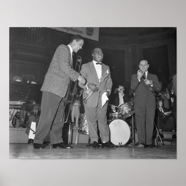 Póster Louis Armstrong - Jazz Legend (1959) (Frente)