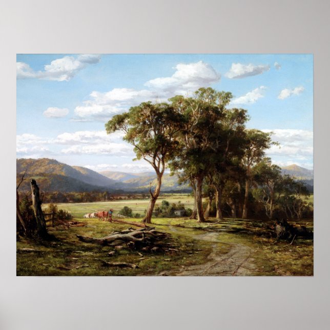 Póster Louis Buvelot En Lilydale (Frente)