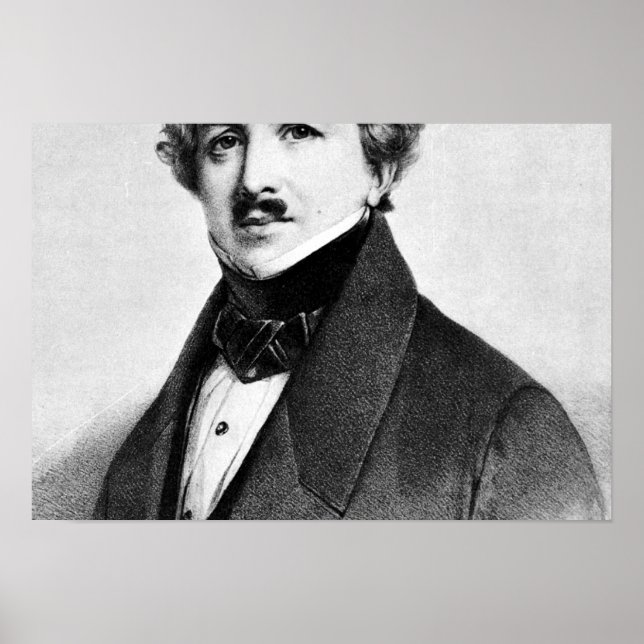 Póster Louis Jacques Mande Daguerre (Frente)