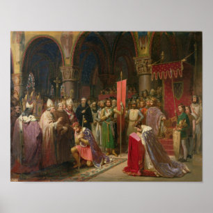 Póster Louis VII los jóvenes, rey de Francia