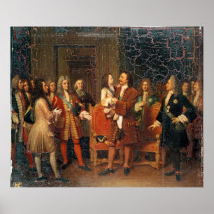Póster Louis XV Peter que visita I