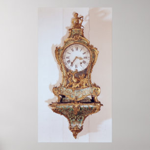 Póster Louis XV style cartel clock