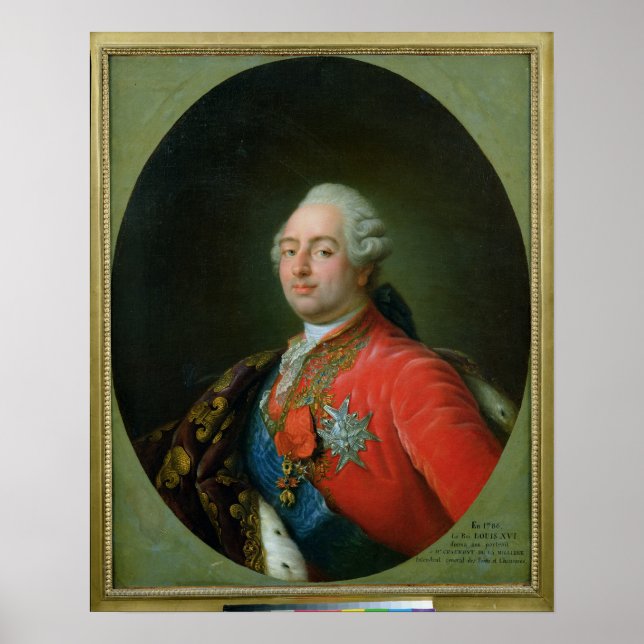 Póster Louis XVI  1786 (Frente)