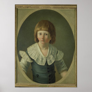 Póster Louis XVII  aged 8, at the Temple, 1793
