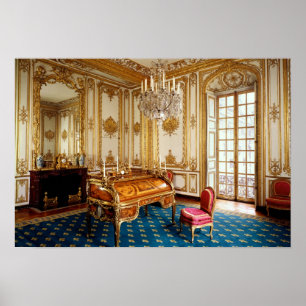 Póster Louis XV's Private Study, 1753-60