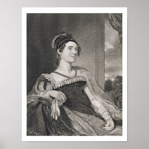 Póster Louisa Catherine Adams (1775-1852) grabado por G.F