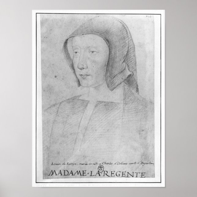 Póster Louise de Savoie (Frente)