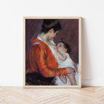 Póster Louise Enfermería a su hijo | Mary Cassatt<br><div class="desc">Louise Enfermería a su hijo (1898) por la artista impresionista estadounidense Mary Cassatt. El dibujo en tonos pastel representa un retrato de una madre que enfermería a su hijo pequeño,  tema común en la obra de Cassatt. Utilice las herramientas de diseño para agregar texto personalizado o personalizar la imagen.</div>