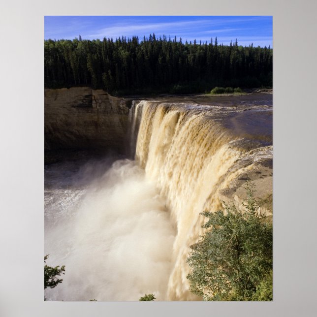 Póster Louise Falls, Twin Falls Gorge Territorial Park, (Frente)