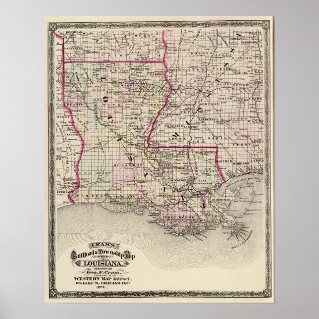 Póster Louisiana (Frente)