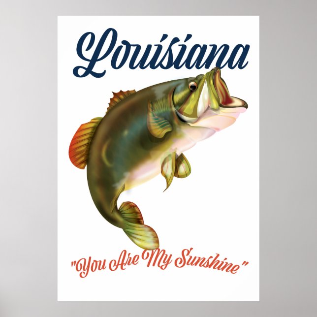 Póster Louisiana "eres mi Sunshine" (Frente)