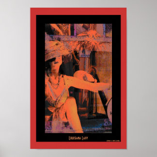 Póster Louisiana Lady