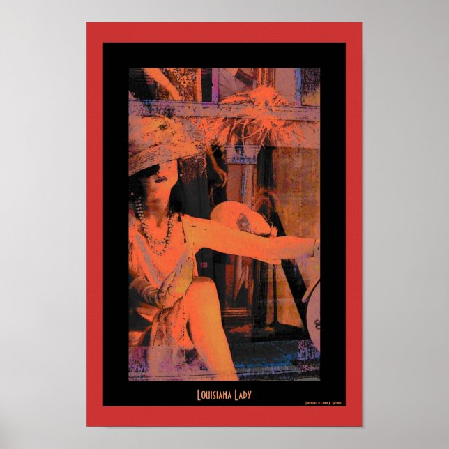Póster Louisiana Lady (Frente)