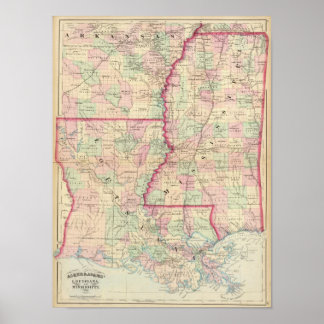 Póster Louisiana, Misisipi