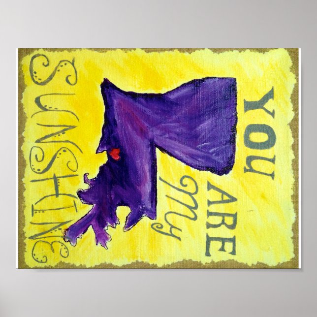 Póster Louisiana tiene mi corazón (Frente)