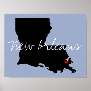 Póster Louisiana Town