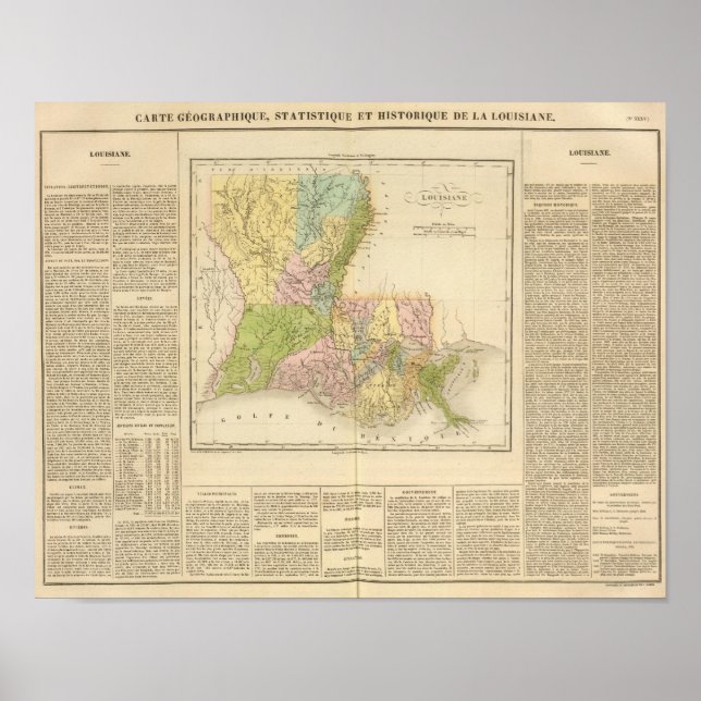 Póster Louisiana US (Frente)