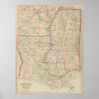 Póster Louisiana y Misisipi 3