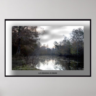 Póster Louisianna-Sunrise-Poster - Personalizado