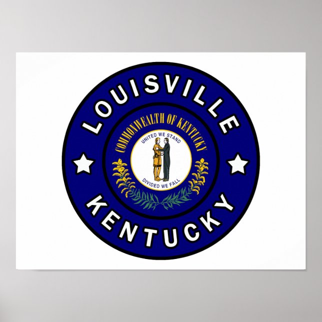 Póster Louisville Kentucky (Frente)