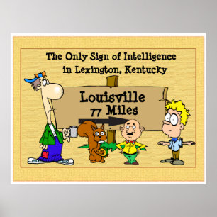 Póster Louisville Kentucky.