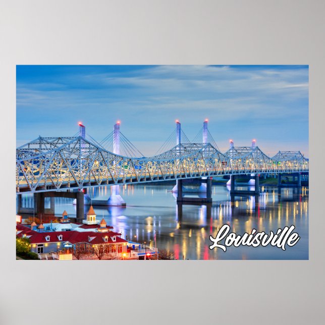 Póster Louisville, Kentucky, EE. UU. (Frente)