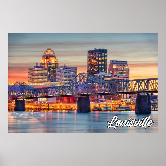 Póster Louisville, Kentucky, EE. UU. (Frente)