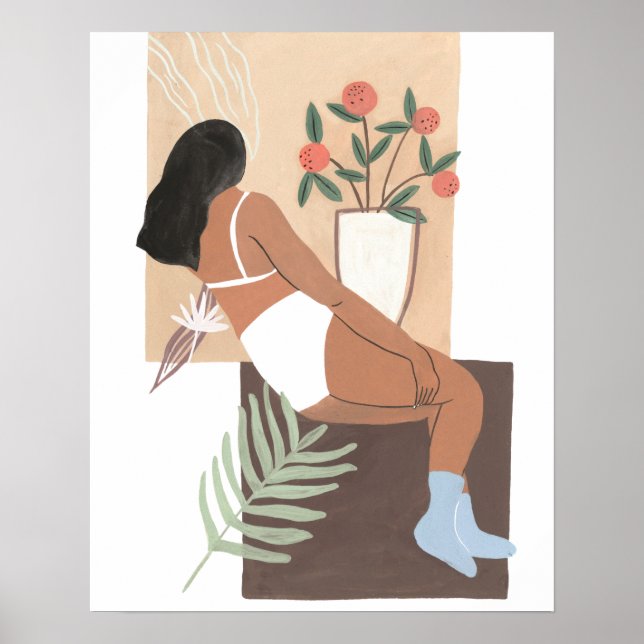 Póster Lounging Woman (Frente)