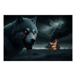 Poster Loup Feu 02