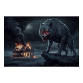 Poster Loup Feu 03
