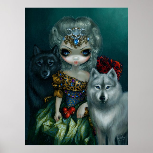 Póster Loup-Garou La Grande Prêtresse ART PRINT Wolf (Frente)