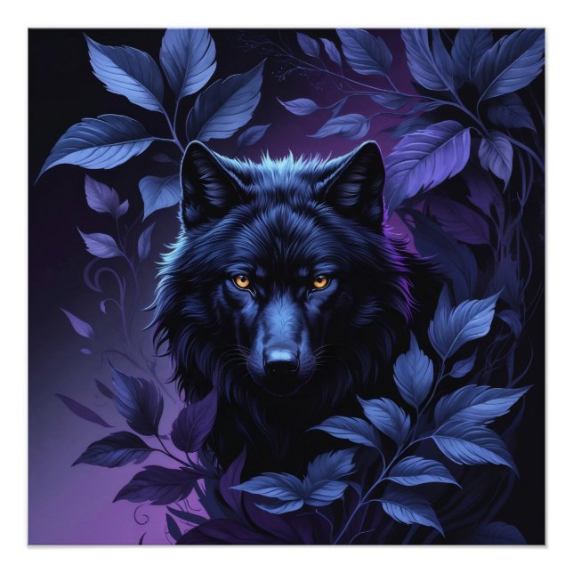 Póster Loup noir (Anverso)