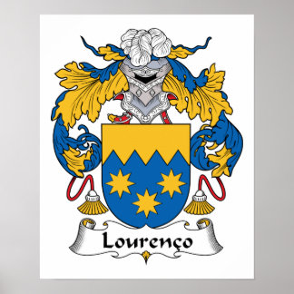 Póster Lourenco Family Crest