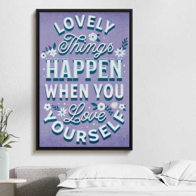 Póster Lóvate, juguetón autoamor motivacional (Subido por el creador)