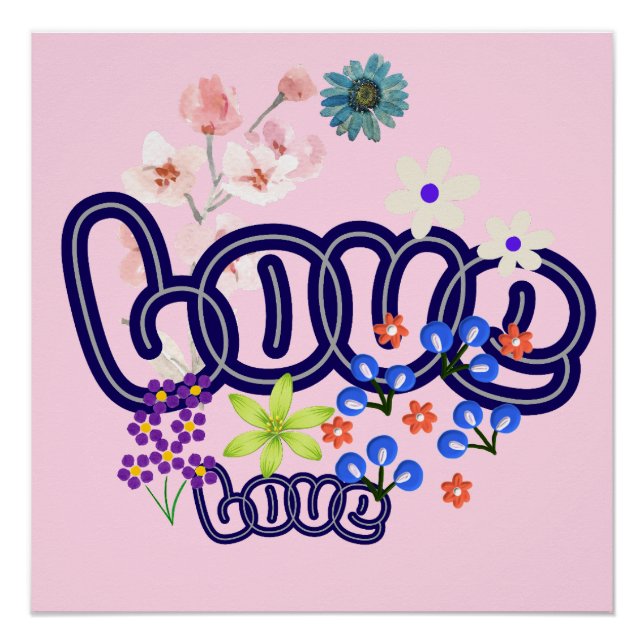 Póster love (Anverso)