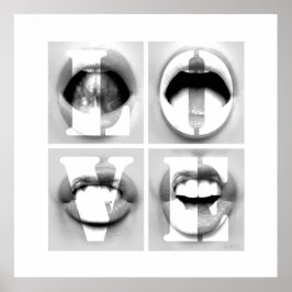 Póster LOVE / A Portrait of Phonetic Emotion