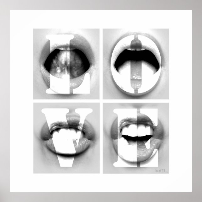 Póster LOVE / A Portrait of Phonetic Emotion (Frente)