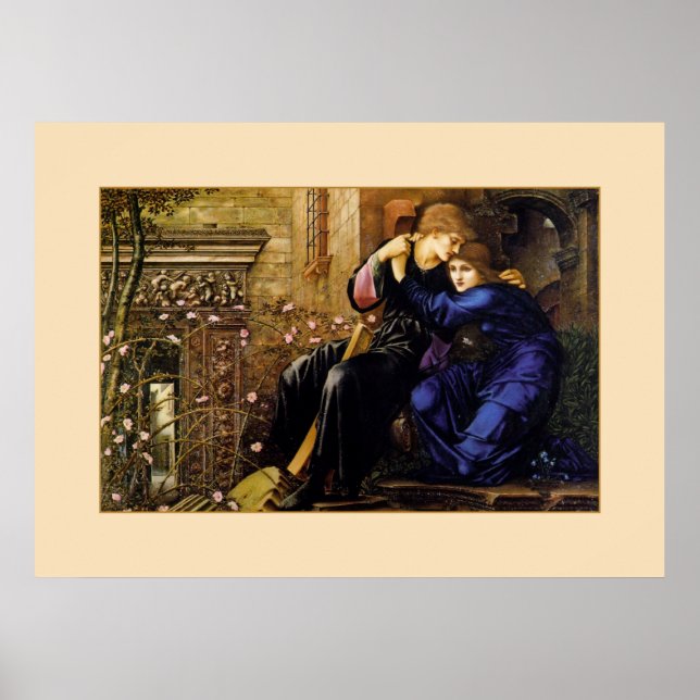 Póster Love among the ruins -  Pre-Raphaelite Poster (Frente)