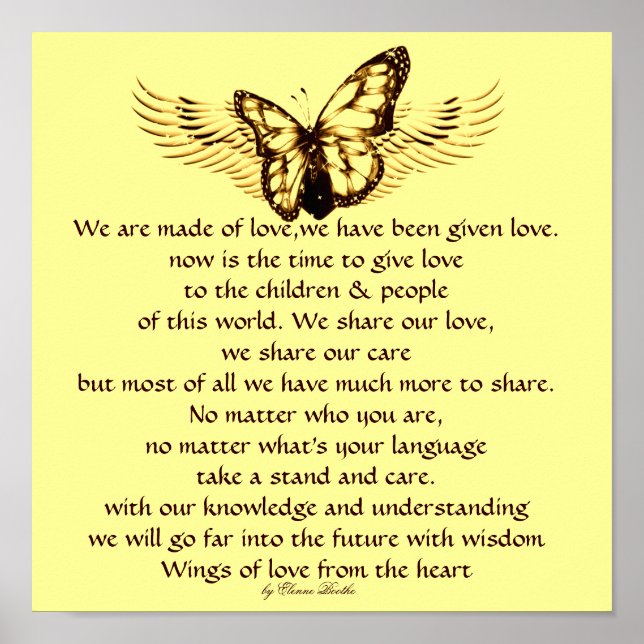 Póster Love Cares_ (Frente)