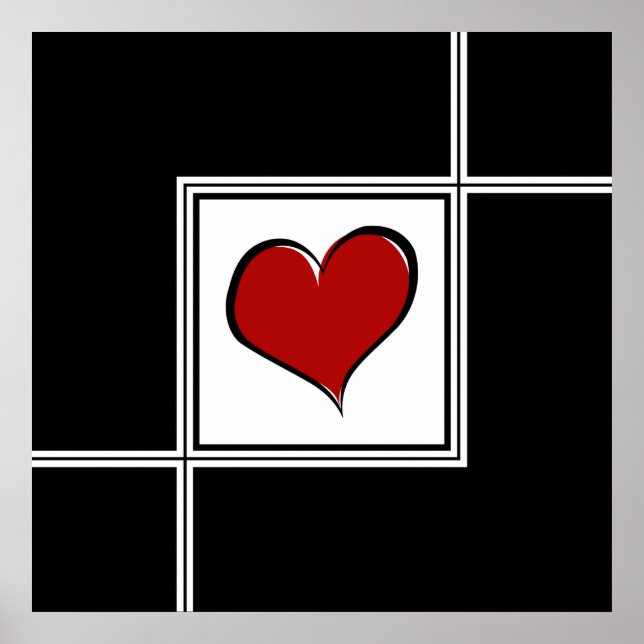 Póster Love design (Frente)