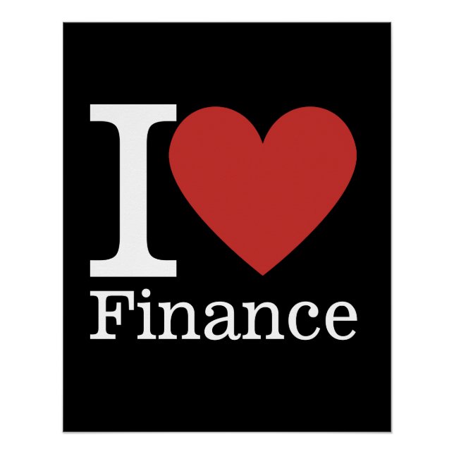 Póster ❤️ Love Finance - Departamento de Finanzas - Poste (Anverso)