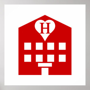 Póster Love Hotel Emoji japonesa
