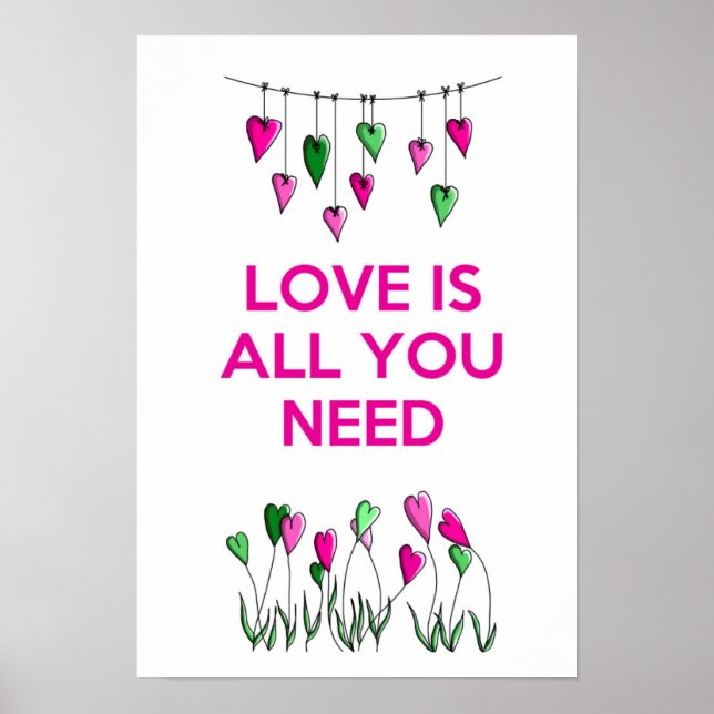 Póster Love is all You Need (Frente)