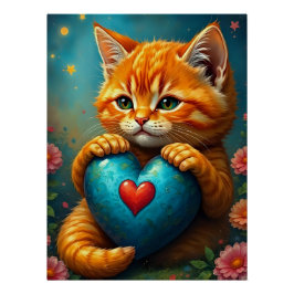 Póster Love Kitty