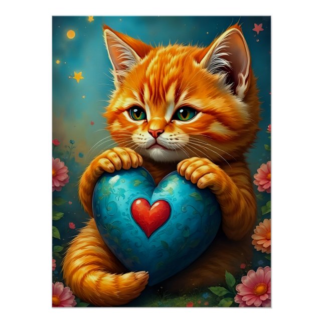 Póster Love Kitty (Anverso)