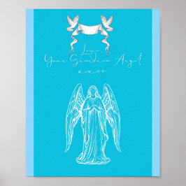 Póster Love Letter Design - Love, Your Guardian Angelxxoo
