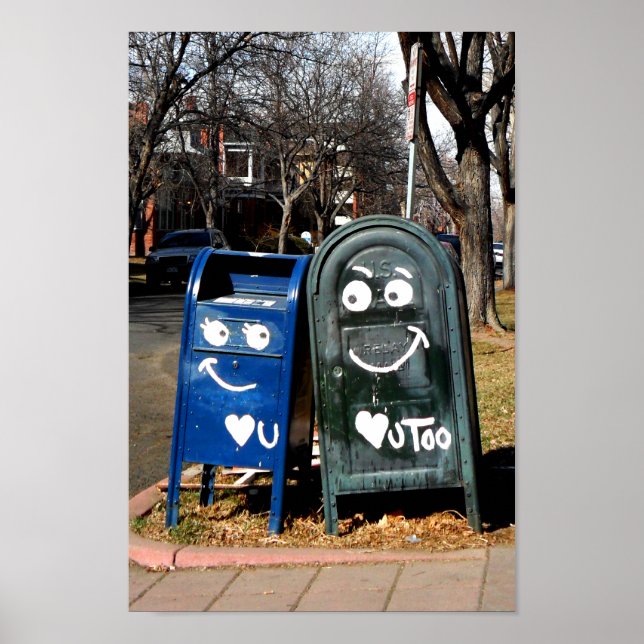 Póster love mailboxes : i heart you (Frente)