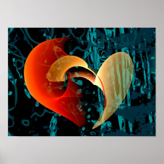 Póster Love Me Brago-Mitchell Fine Fractal Art