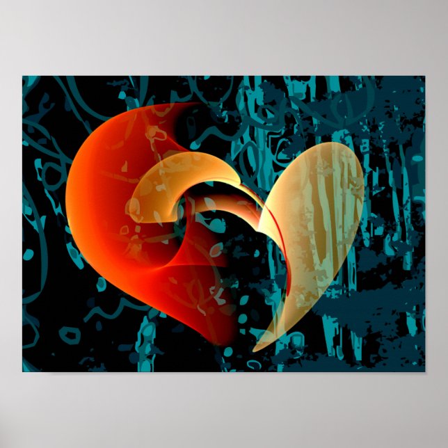 Póster Love Me Brago-Mitchell Fine Fractal Art (Frente)