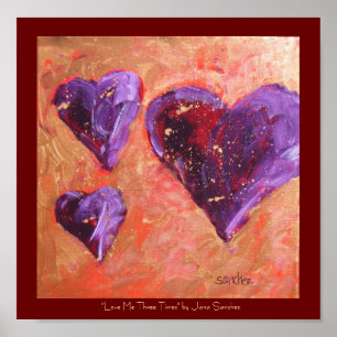 Póster Love Me Three Times poster